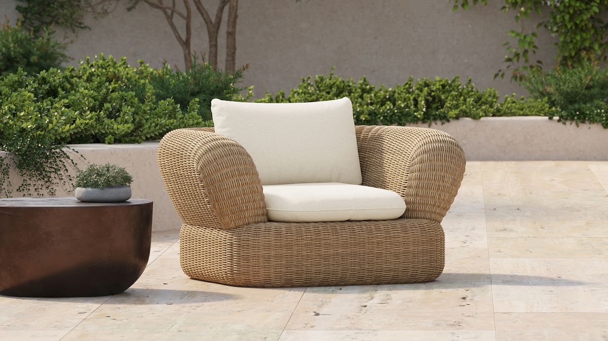 Toluca Outdoor Lounge Chair | West Elm