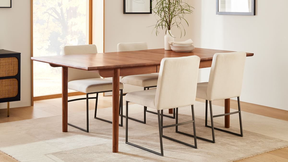 keira solid wood expandable dining table (60"–120") | west elm