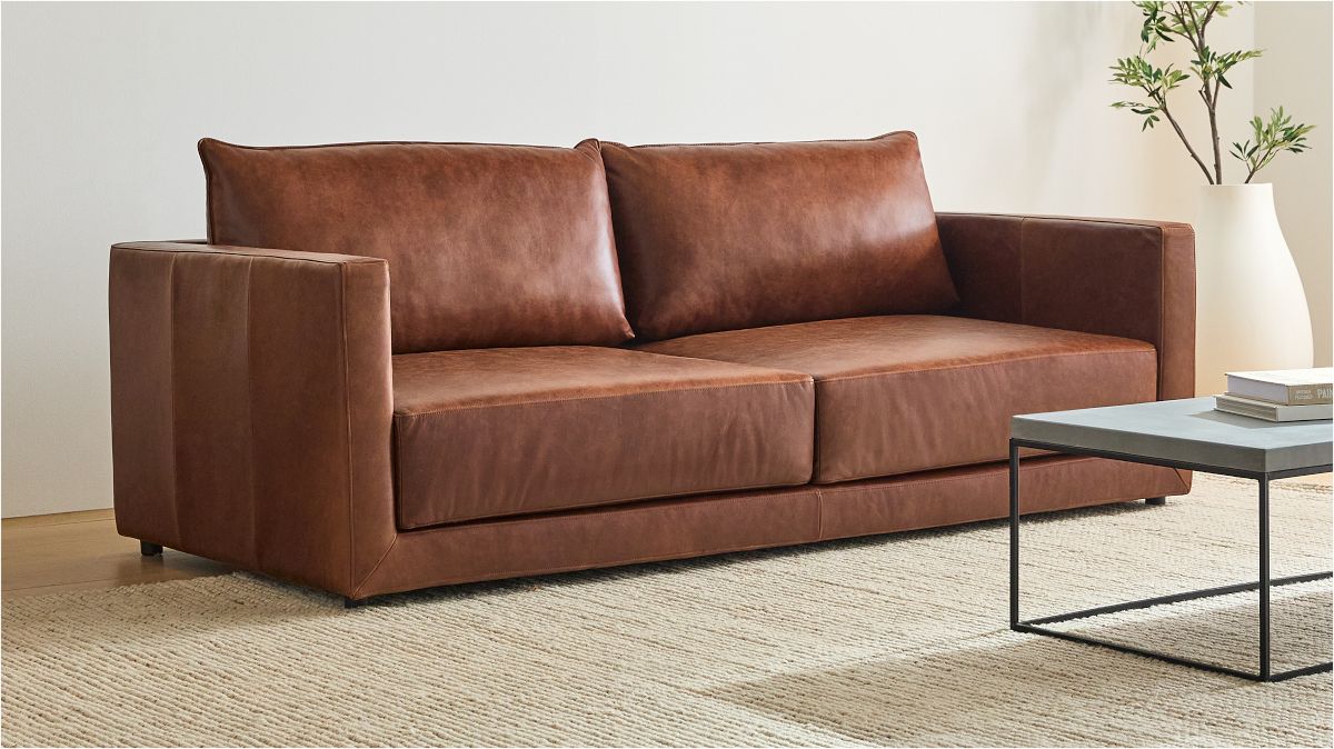 Dekalb Leather Sofa (68–96)