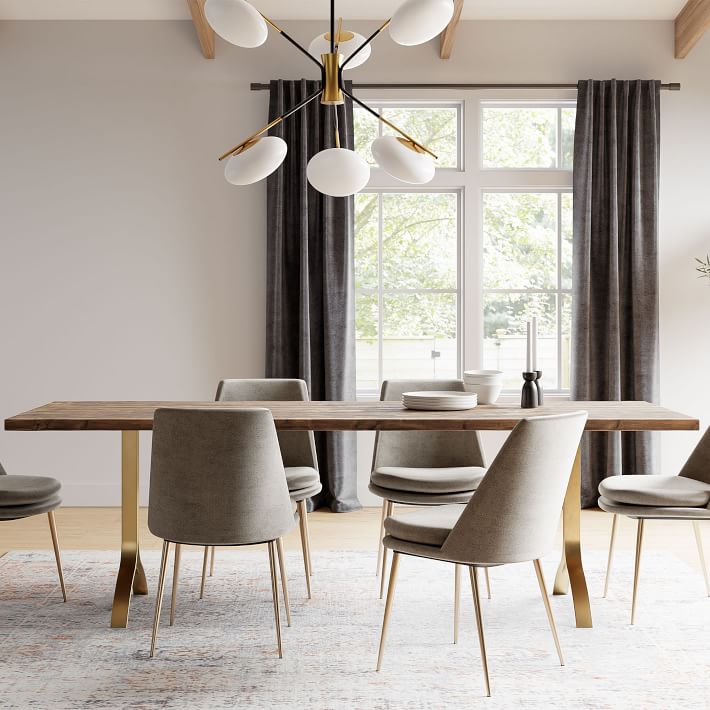 West elm best sale upholstered dining chairs