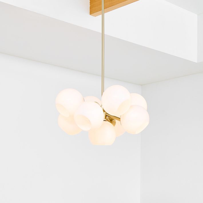 West elm staggered glass on sale chandelier
