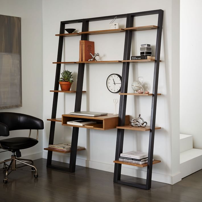 Ladder Shelf Wall Desk (28)