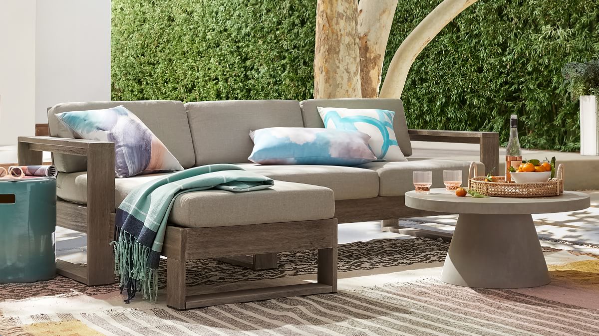 west elm outdoor chaise lounge