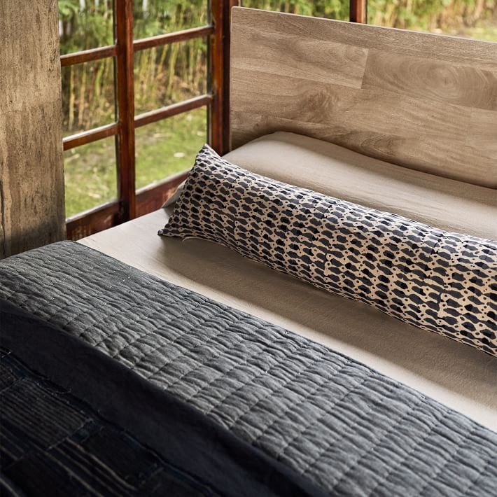 West elm lumbar deals pillow covers