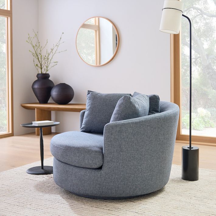 Viv Grand Swivel Chair West Elm