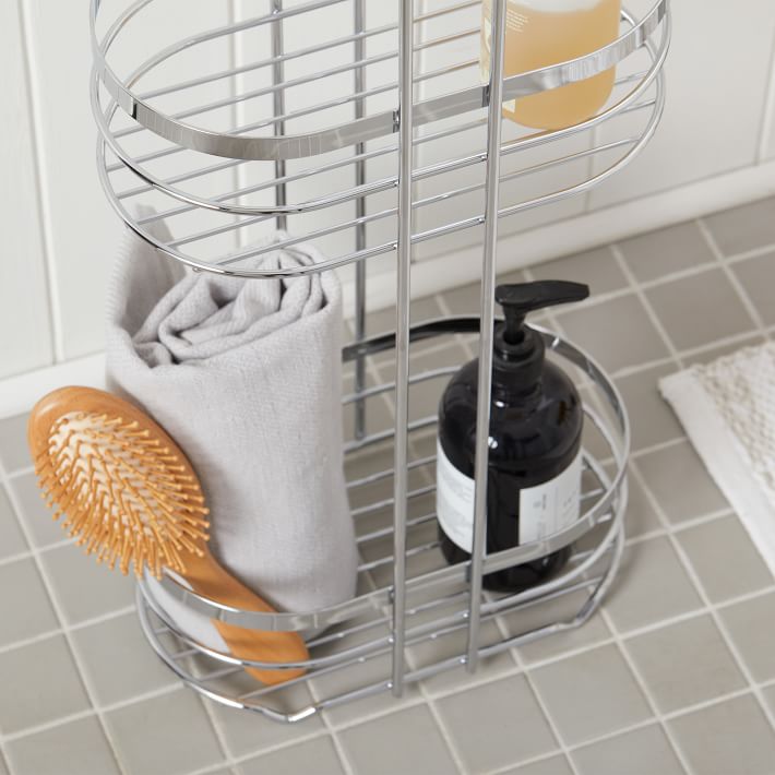 InterDesign Forma Free Standing Bathroom or Shower Storage Shelves