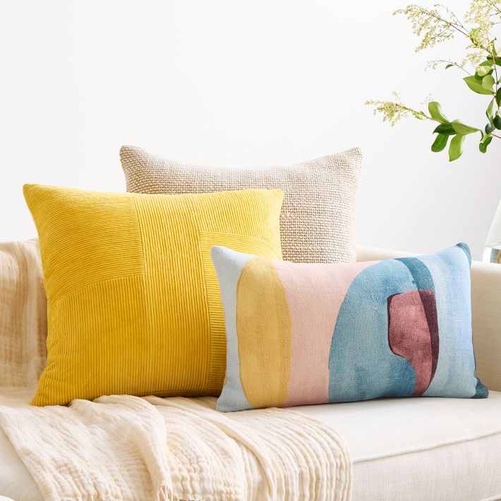 Corduroy Velvet Pillow Cover West Elm