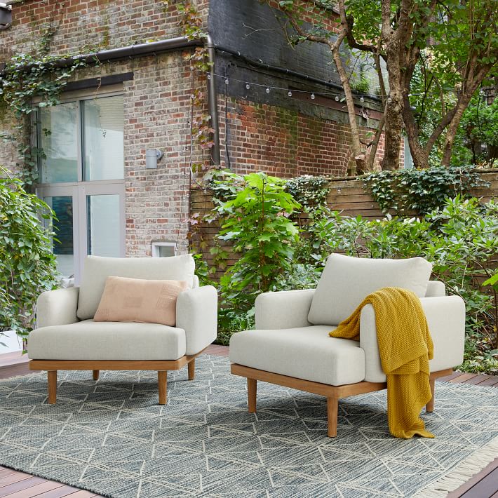 Halden Indoor Outdoor Lounge Chair West Elm