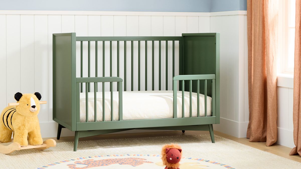 Mid-Century Toddler Bed Conversion Kit, White, We Kids, West Elm