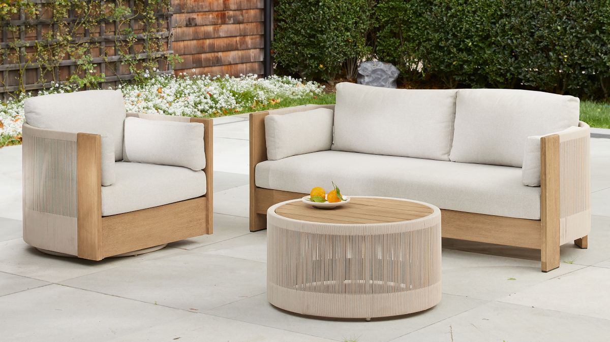 West elm outdoor deals seating