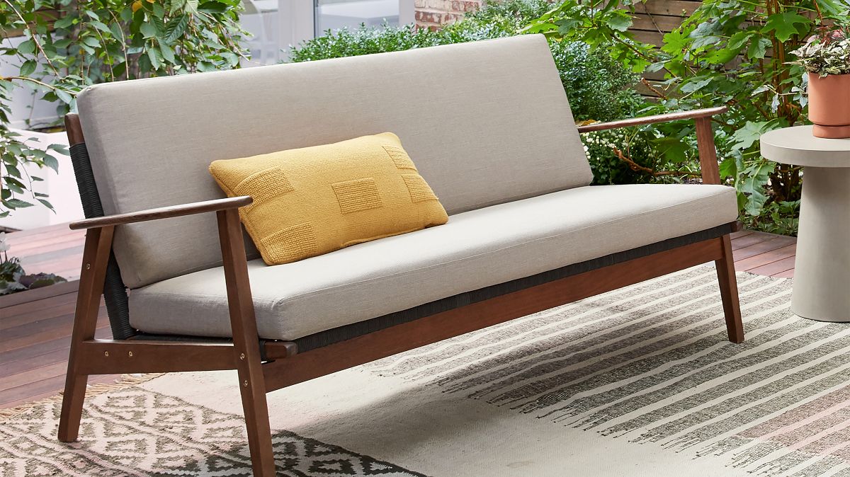 West elm outlet loveseat