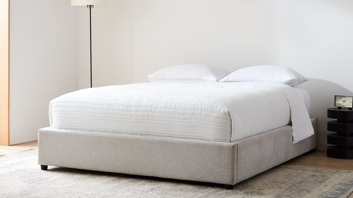 Upholstered Low Profile Bed Frame