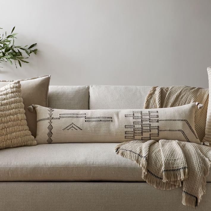 Graphic Glyph Oversized Lumbar Pillow Cover West Elm