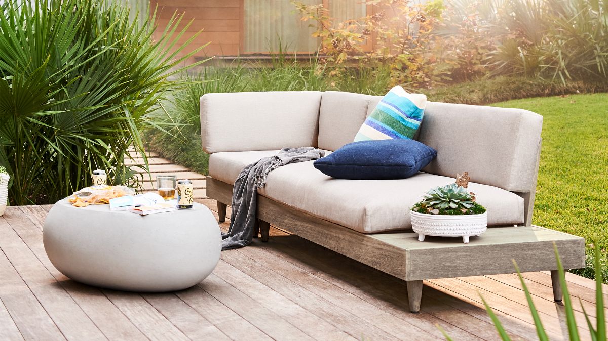 West elm corner sofa sale