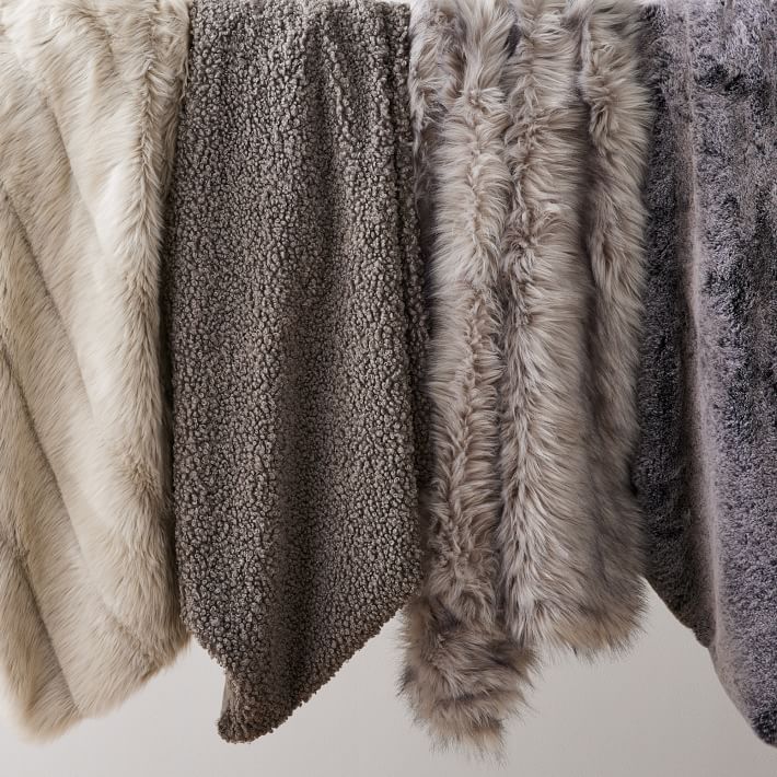 West Elm deals Faux Fur Throw