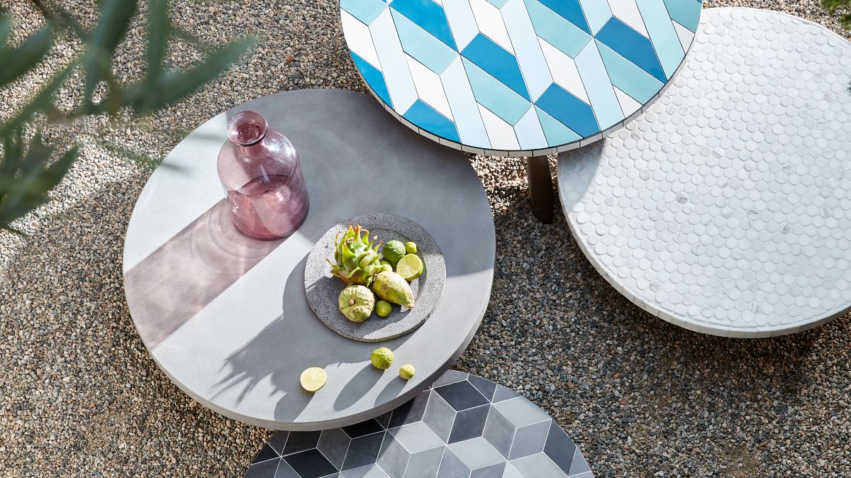 West elm mosaic coffee table discount