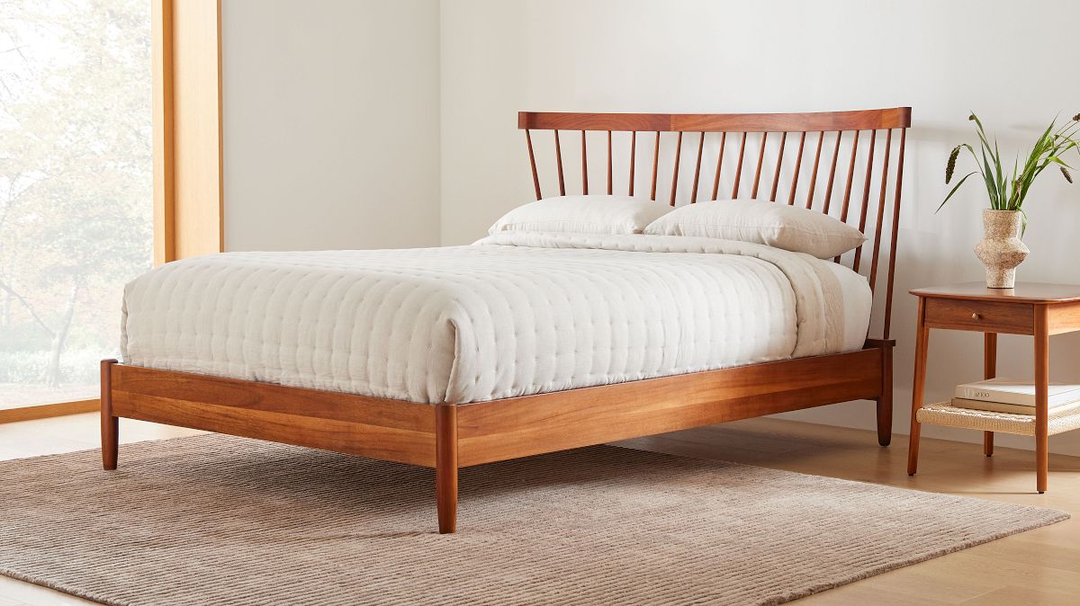 West elm spindle bed discount