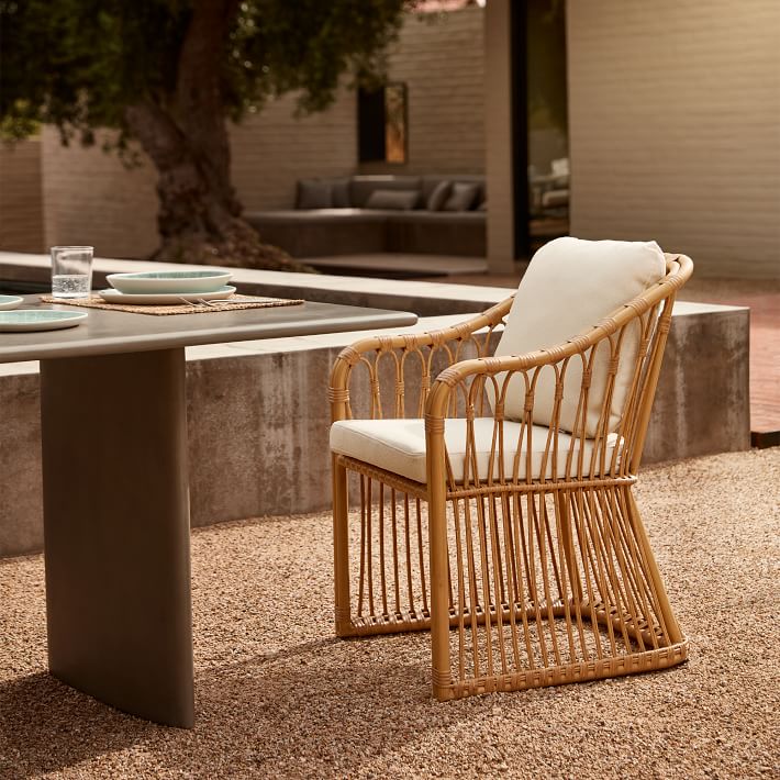 Tulum Indoor Outdoor Dining Chair Set of 2 West Elm