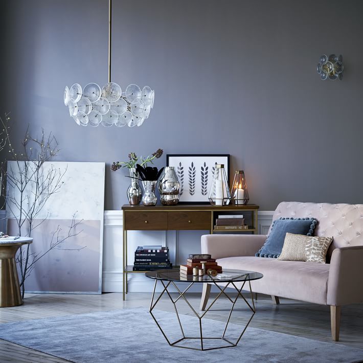 Glass Disk Chandelier West Elm
