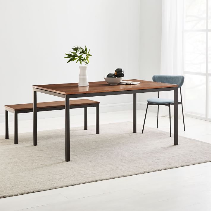 Frame Expandable Dining Table 60 80 Walnut West Elm