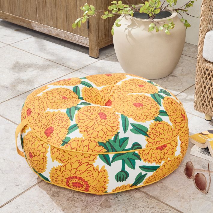 Marimekko Primavera Indoor Outdoor Floor Cushion West Elm