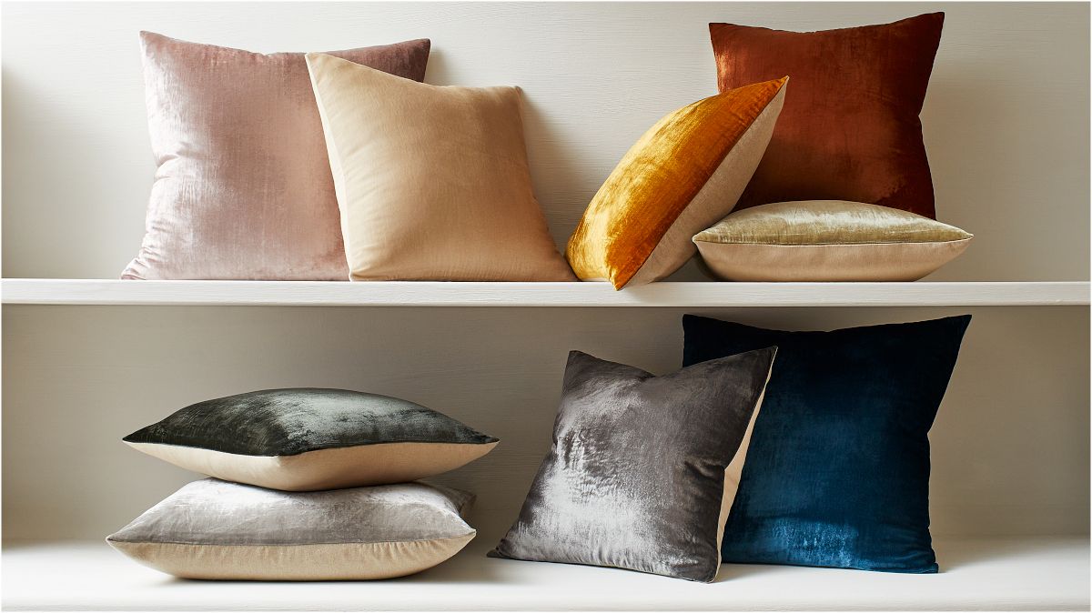 Lush Velvet Pillow Cover West Elm