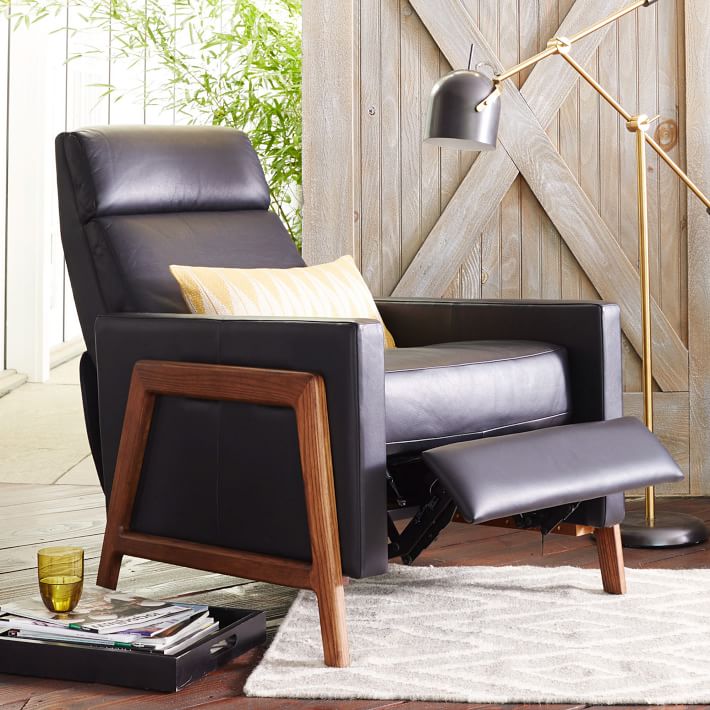 Wood frame recliner sale