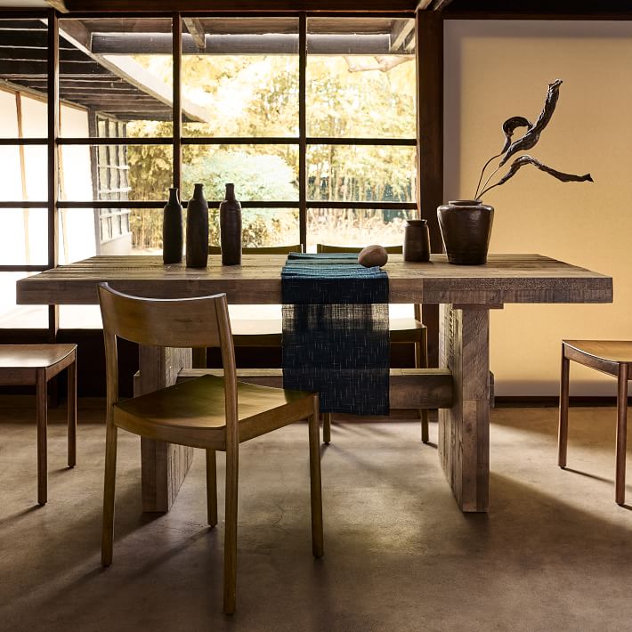 Emmerson reclaimed wood expandable dining table discount