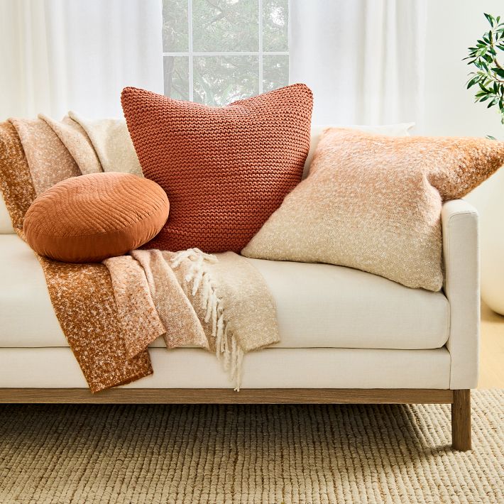 Jersey Chindi Knit Pillow Cover West Elm
