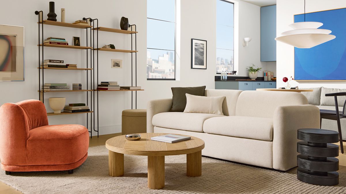 West elm storage couch discount