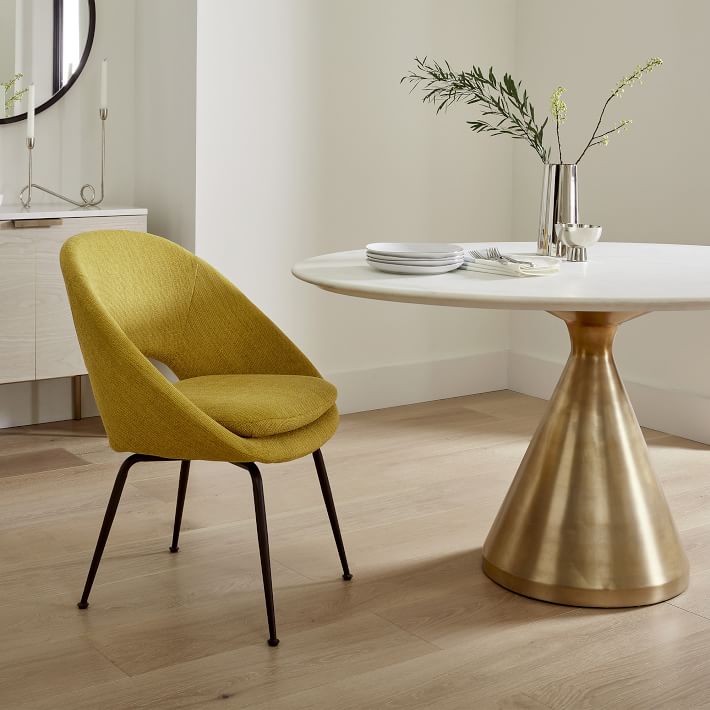 Orb Upholstered Dining Chair West Elm
