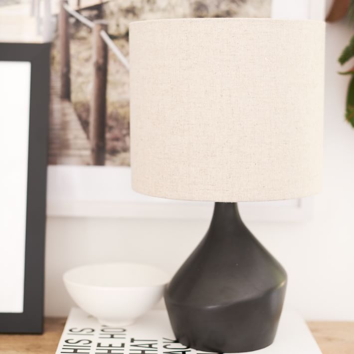 Asymmetry Ceramic Table Lamp (17")