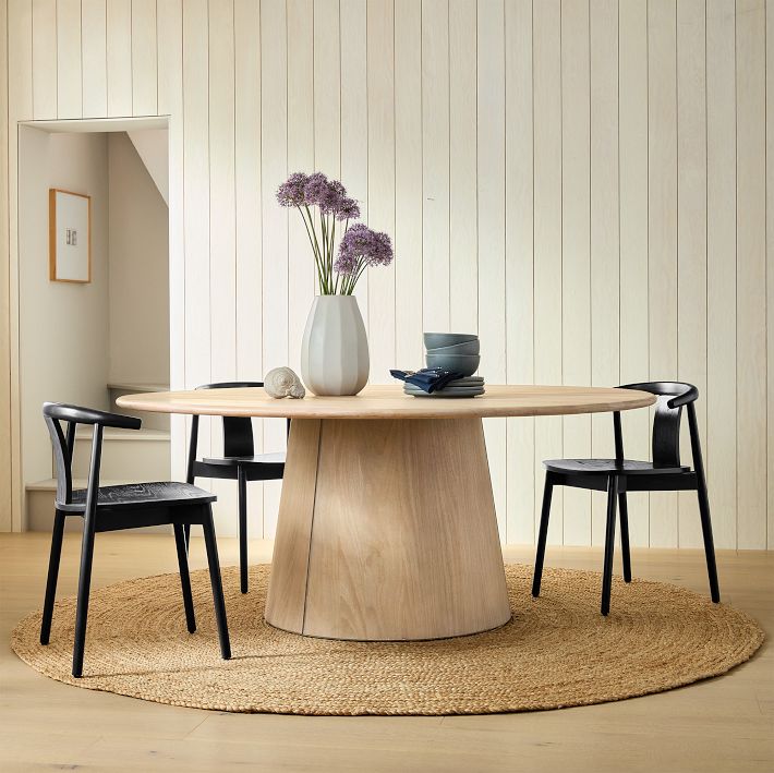Anton Round Pedestal Dining Table (48", 60", 72")