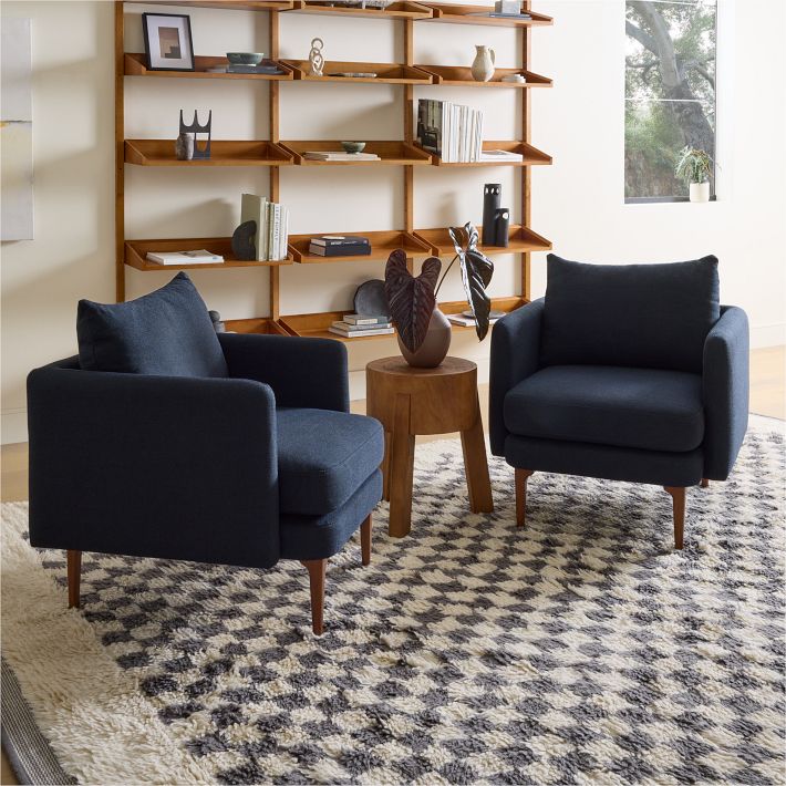 Auburn Chair Stylish Compact Living Room Seating West Elm