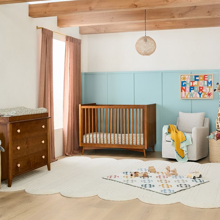 misha and puff♡Cinnamon Patchwork Misha & Puff Patchwork Triangle Toddler Quilt | West Elm