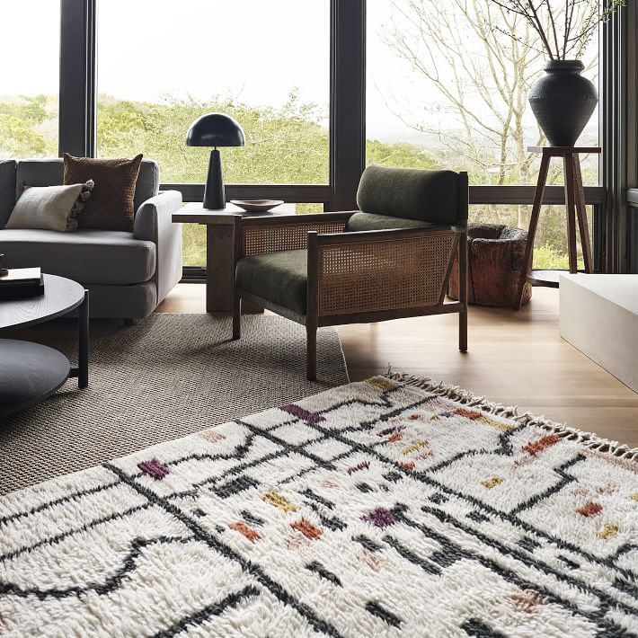 west elm 大判ラグ Kids Washable Zig Zag Rug | West Elm