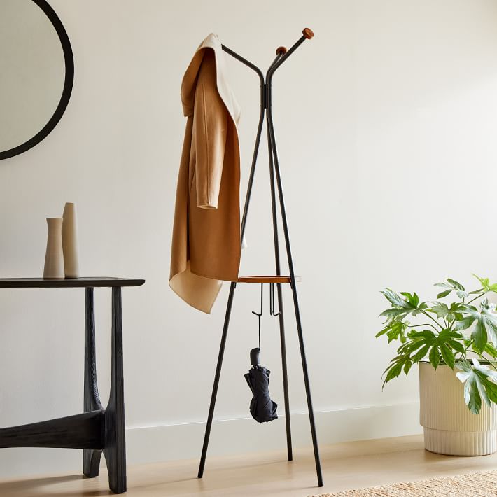 Mid-Century Disk Coat Rack - Stylish Entryway Storage | West Elm