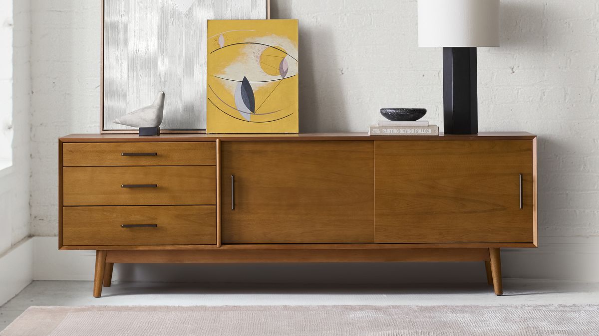 Mid-Century Media Console - Timeless Elegance | West Elm