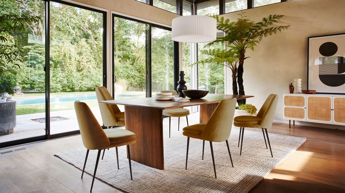 Extra Deep Anton Solid Wood Dining Table (86