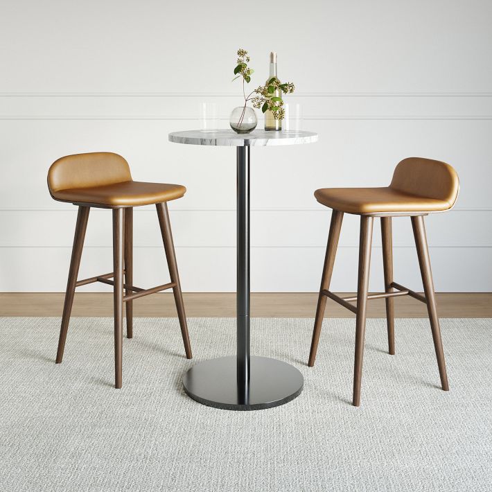 Orbit Round Marble Bar Table - Elegant Design | West Elm