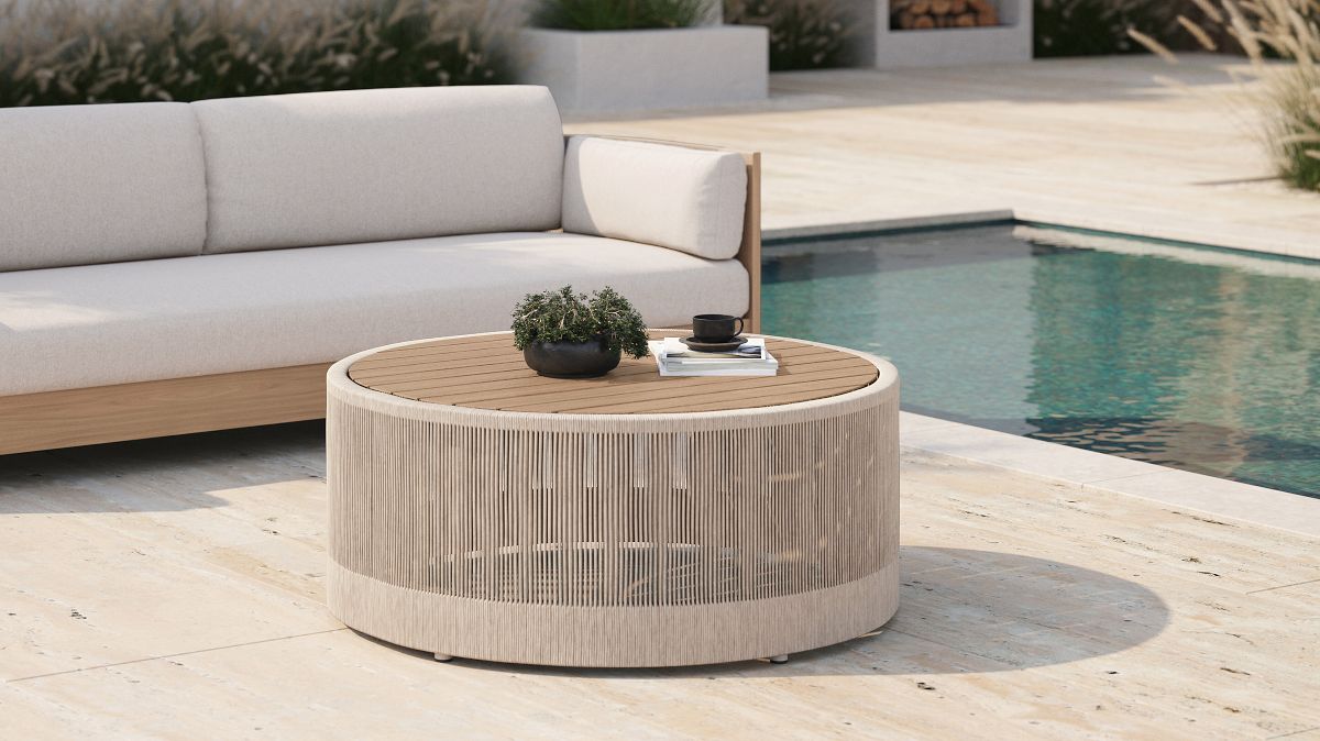 Porto Outdoor Round Coffee Table (32