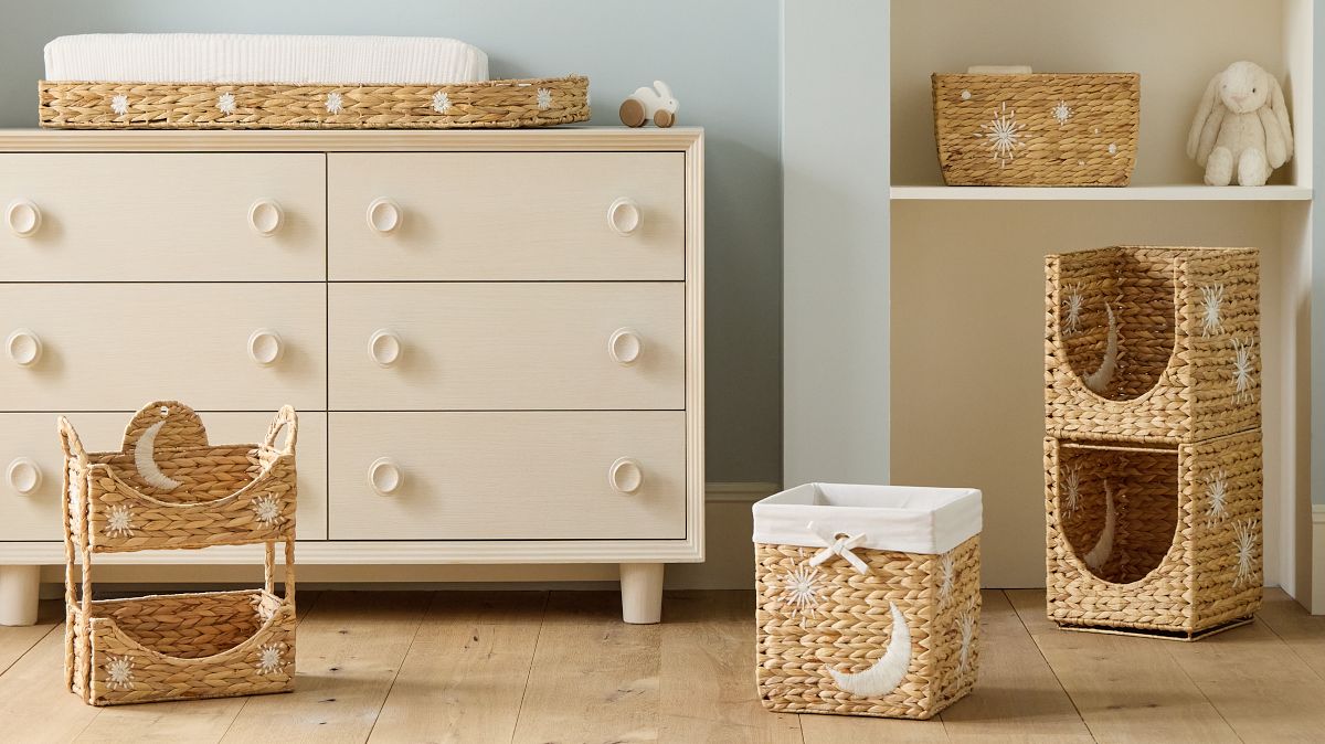 Joseph Altuzarra Celestial Woven Diaper Caddy | West Elm