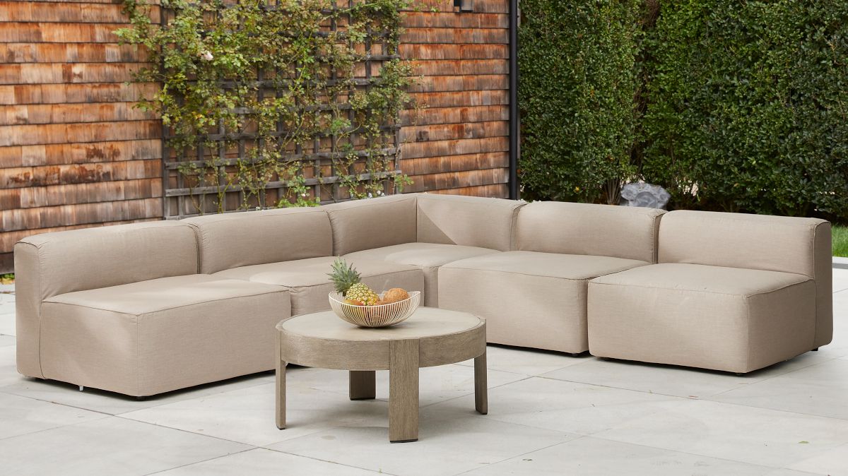 i*k様 【最終値下げ】GART ニム Dining Sofa NIM 120 Remi Outdoor 5-Piece Sectional | West Elm
