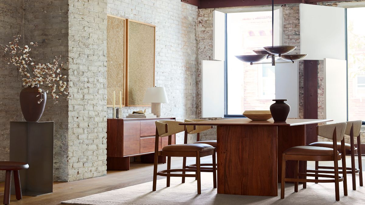 Ezra Dining Chair, Leather & Wood | West Elm