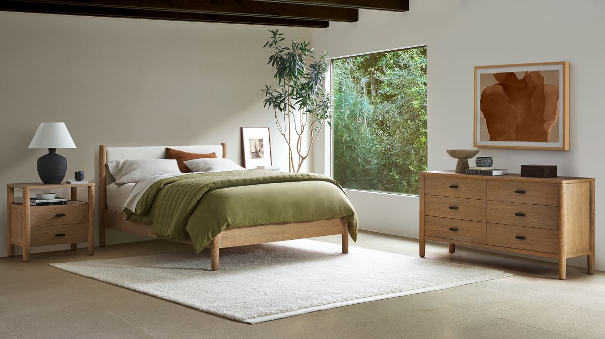 west elm dresser west elm x pbk Quinn Extra Wide Dresser & Topper Set main image 1