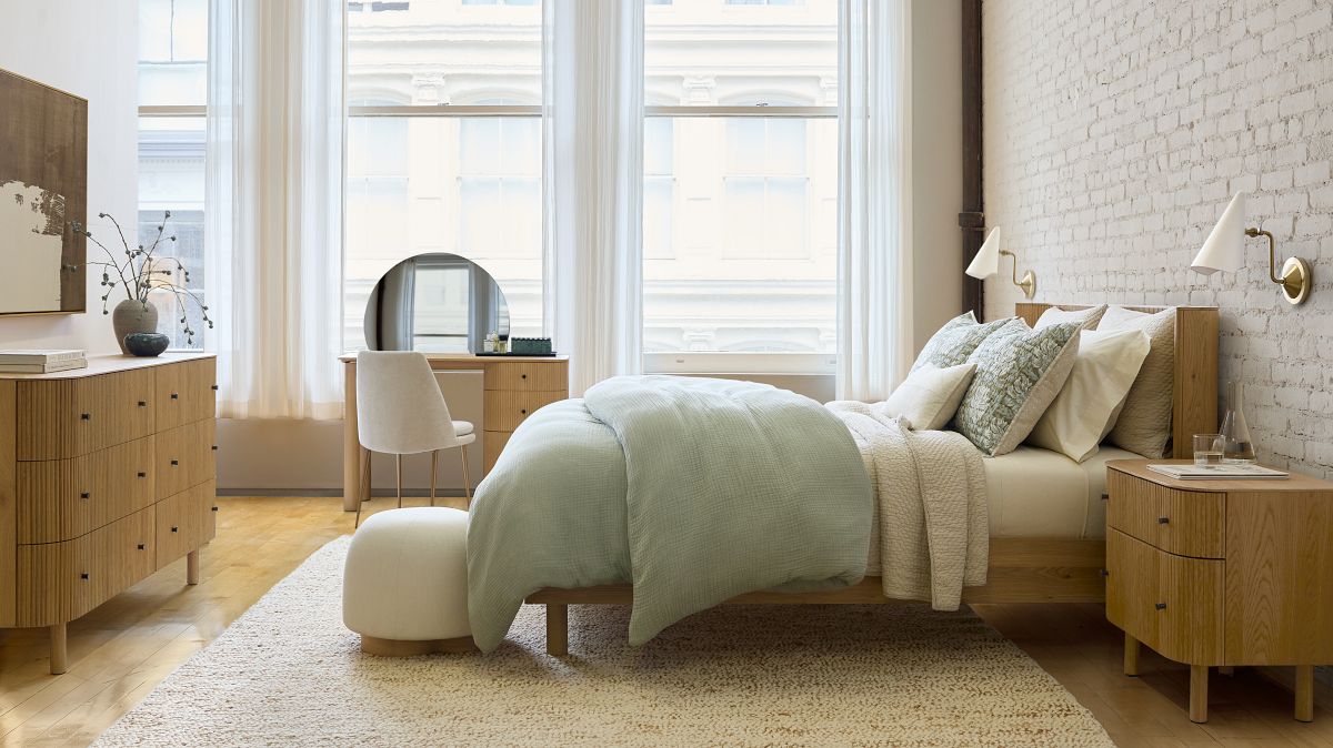 Ellington Bed: Solid Oak, FSC® Wood | West Elm