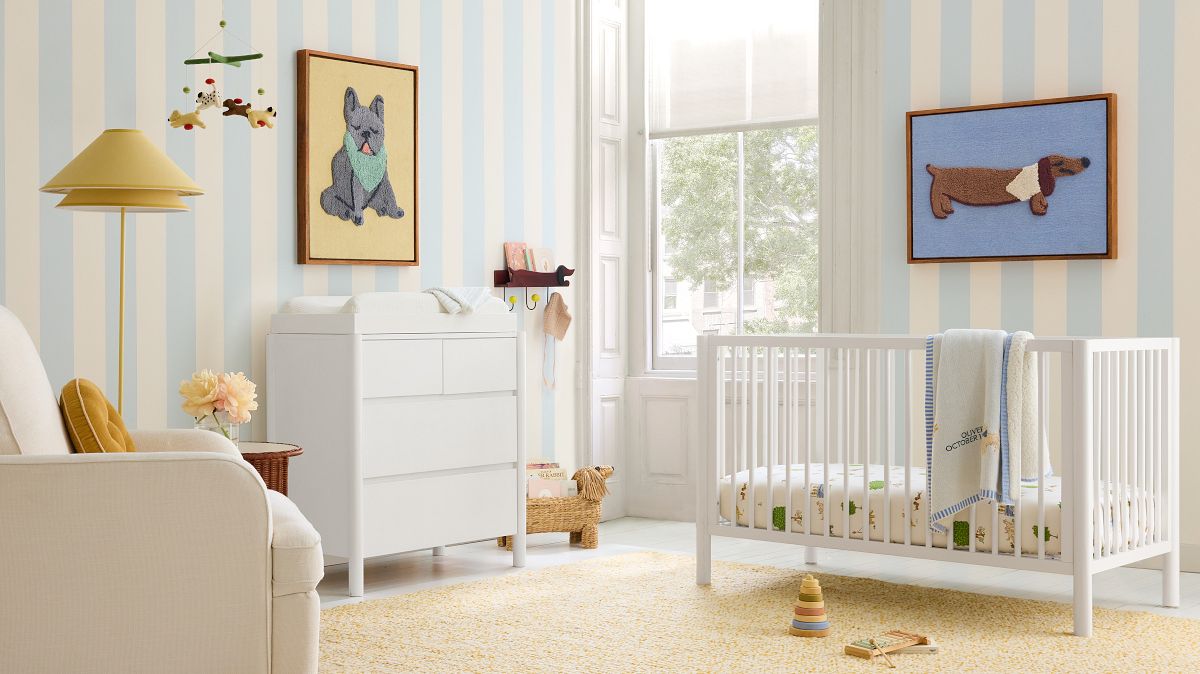 Felt Dog Park Mobile Nursery Decor | West Elm