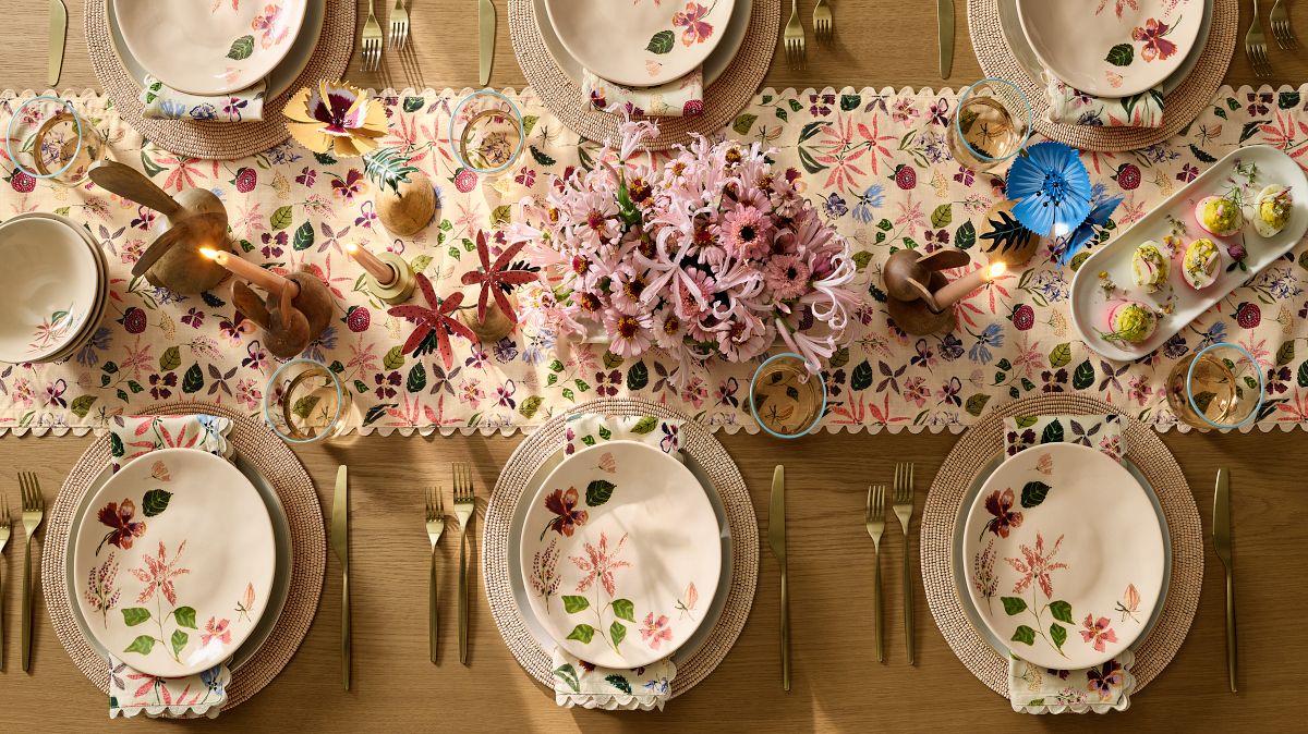 Lulie Wallace Floral Runner Cotton 14