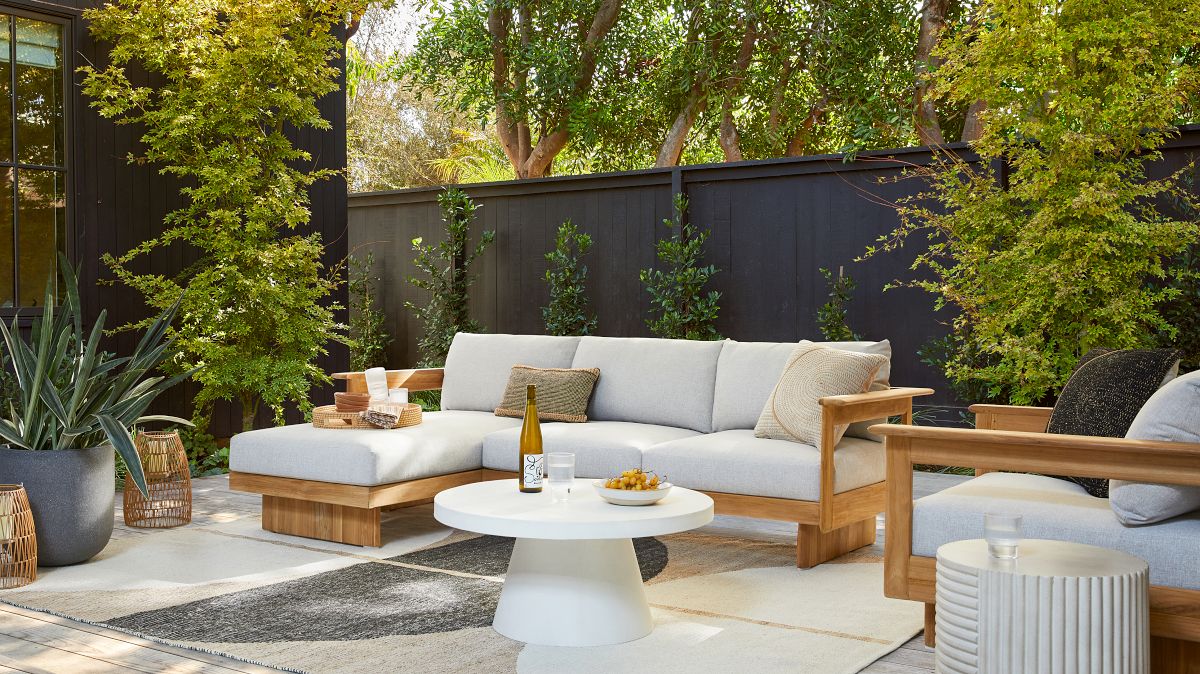 Yin-Yang Outdoor Performance Rug | West Elm