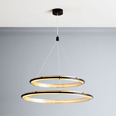west elm modern balloon glass chandelier